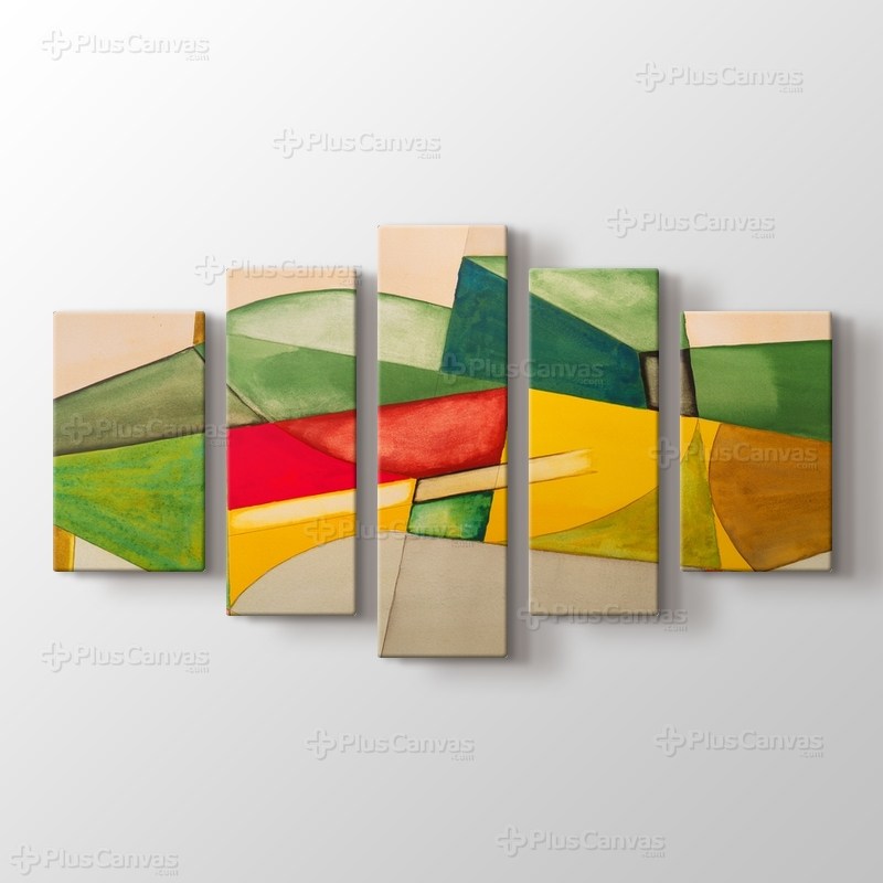 Soyut sulu boya renkler görseli.