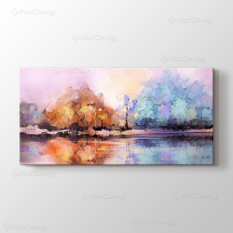 Göl ve Ağaçlar görseli.