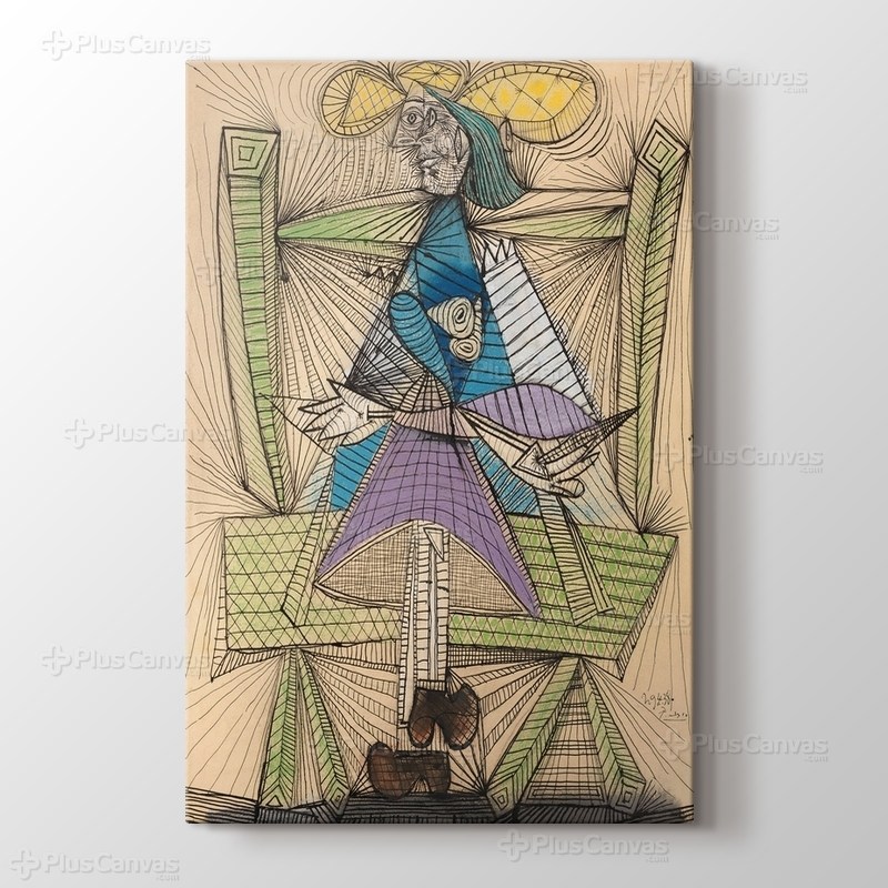 Dora Maar in a Wicker Chair görseli.