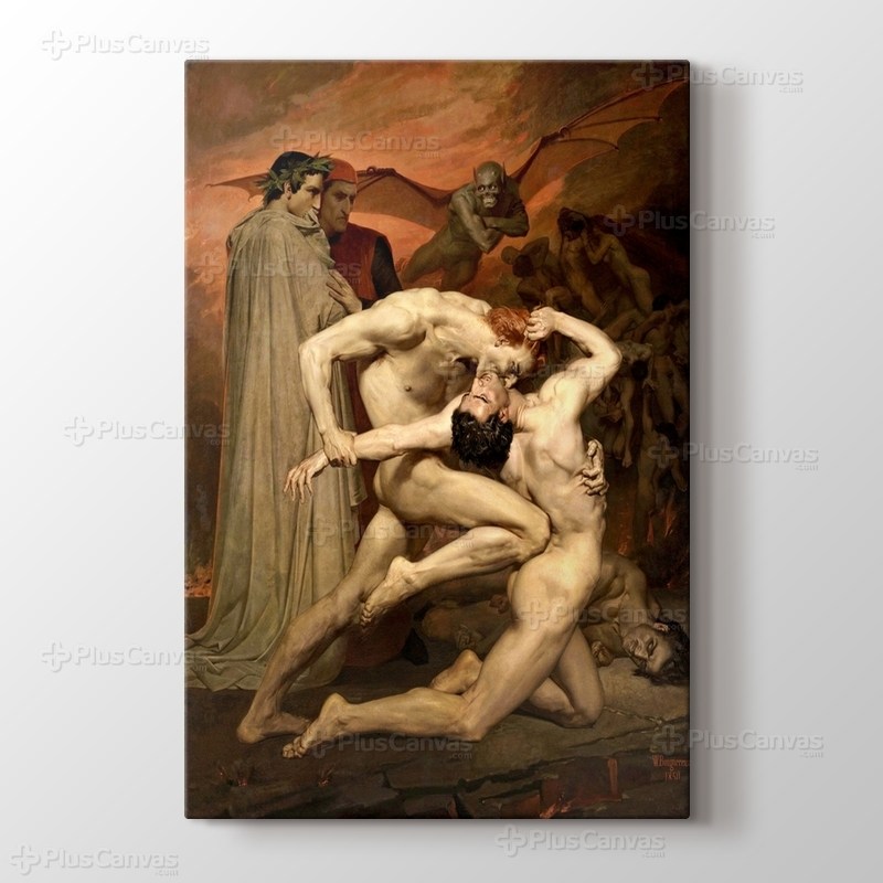 Dante and Virgil In Hell görseli.