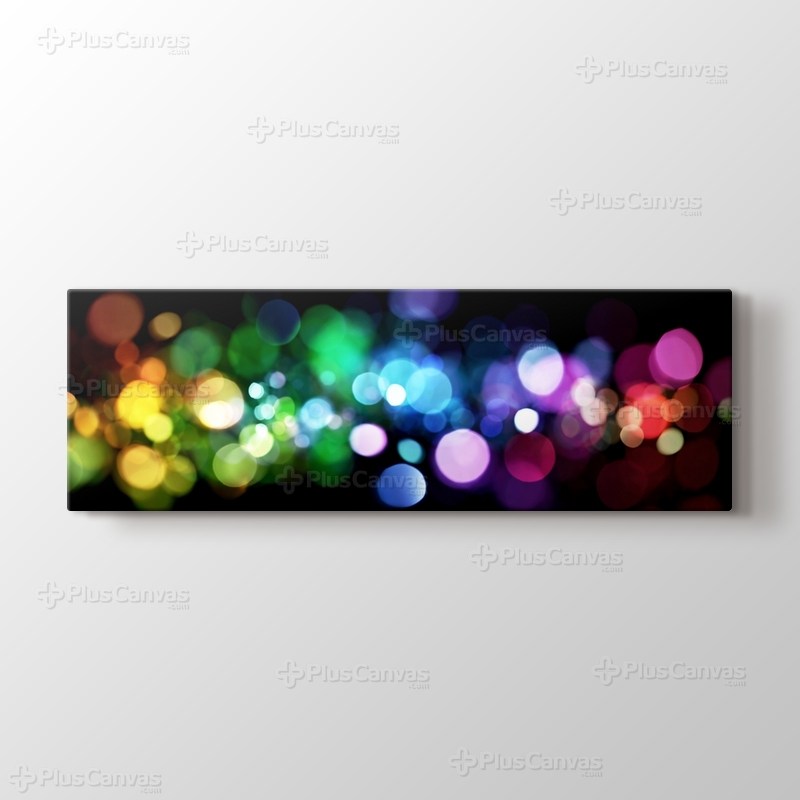 Renkli ışık hareleri görseli.