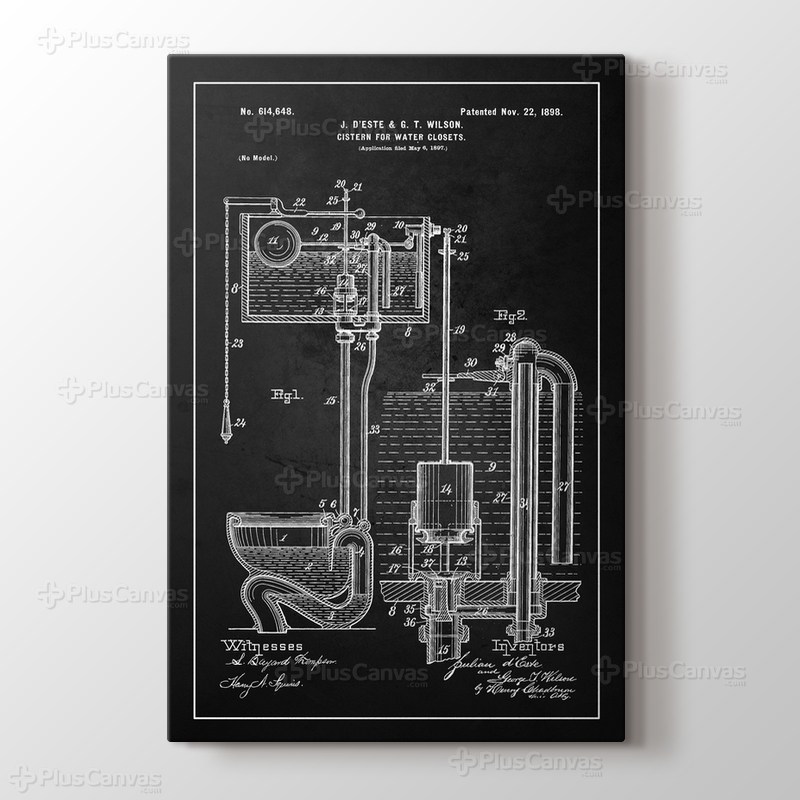 Water Closet Patent görseli.