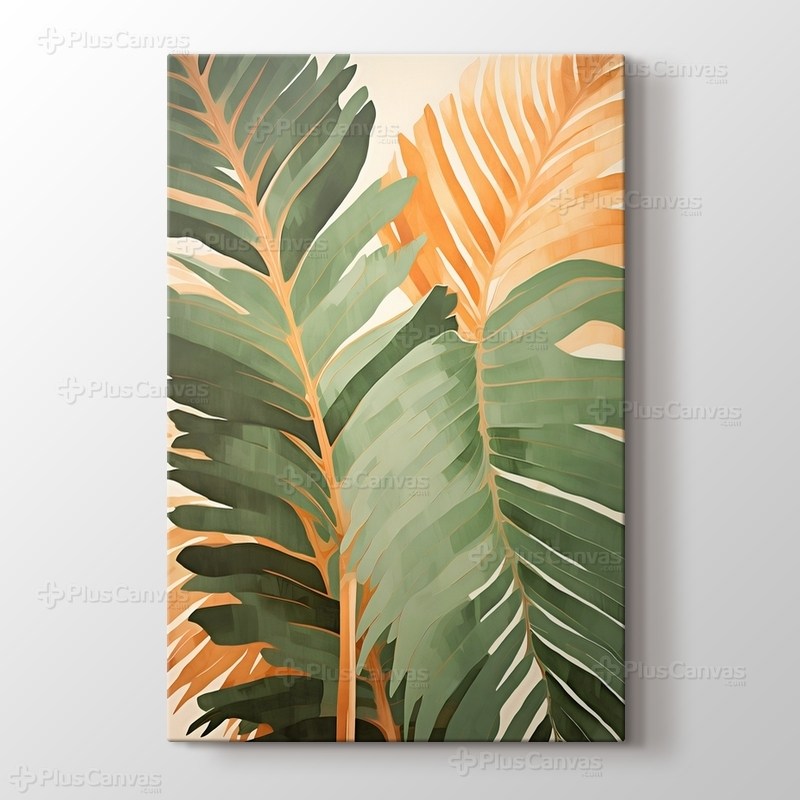 Palmiye Yaprakları - Duvar Dekor görseli.