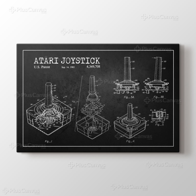 Atari Joystick Patent görseli.