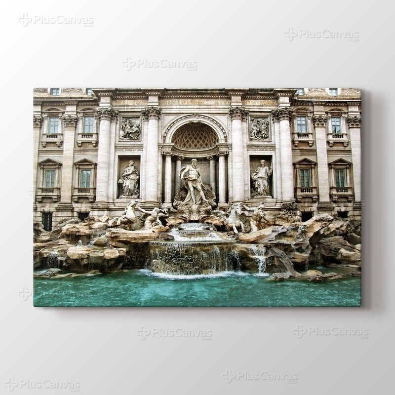 Trevi Çeşmesi görseli.