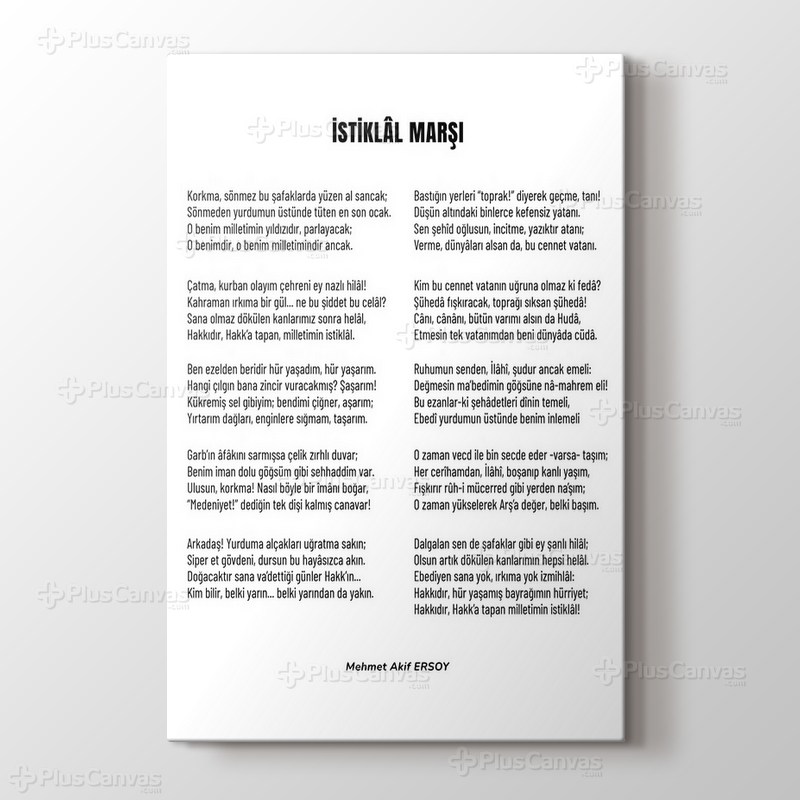 İstiklal Marşı görseli.