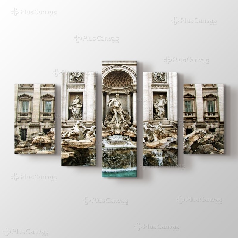 Trevi Çeşmesi görseli.