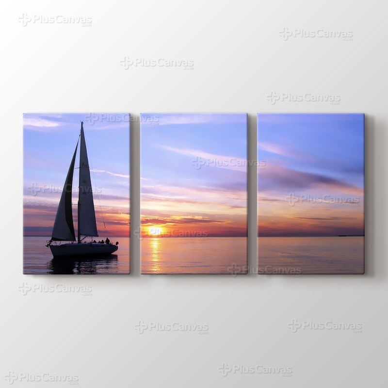 Yatching at Sunset görseli.