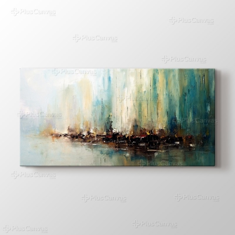 Yağlıboya Soyut Liman görseli.