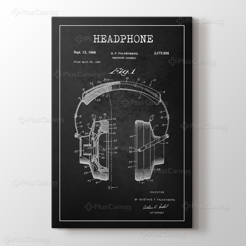 Headphone Patent görseli.