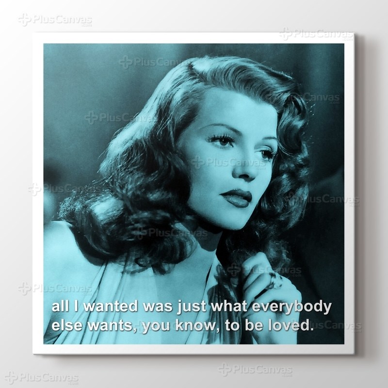 Rita Hayworth - To Be Loved görseli.