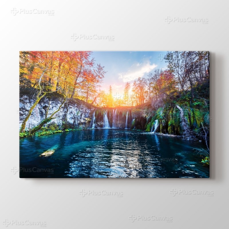 Waterfall Plitvice görseli.