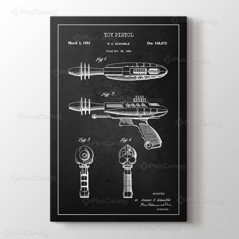 Toy Pistol Patent görseli.