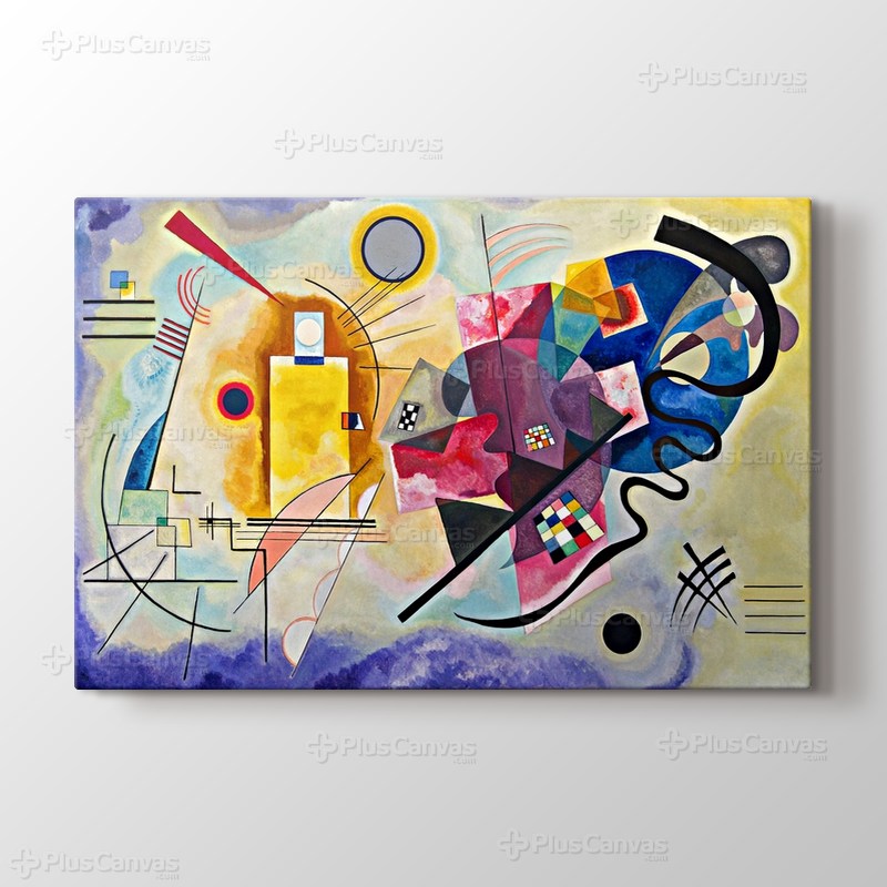 Yellow Red and Blue 1925 görseli.