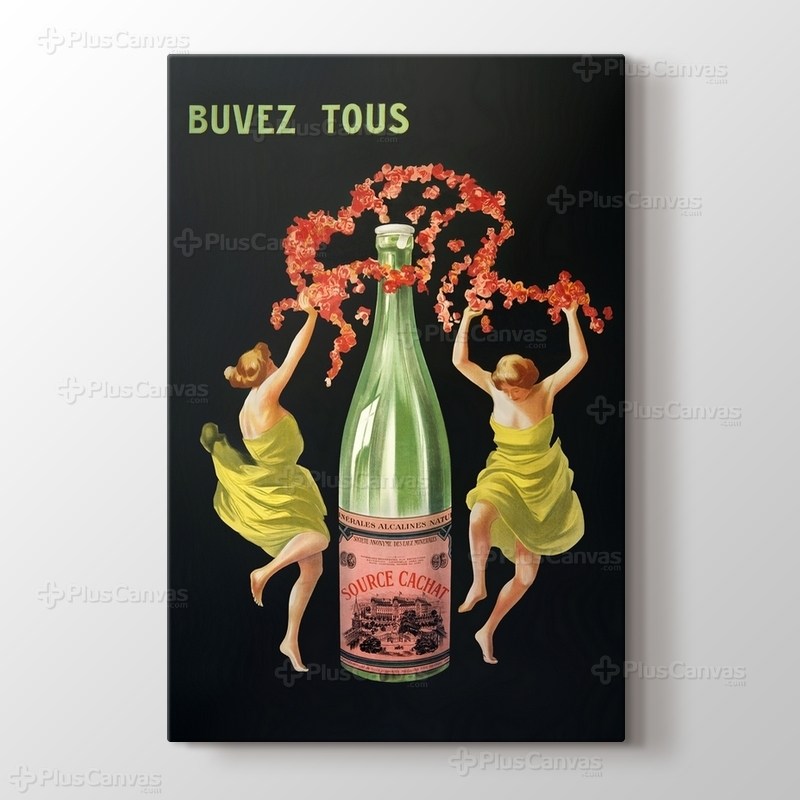 Drink all Evian - Leonetto Cappiello görseli.