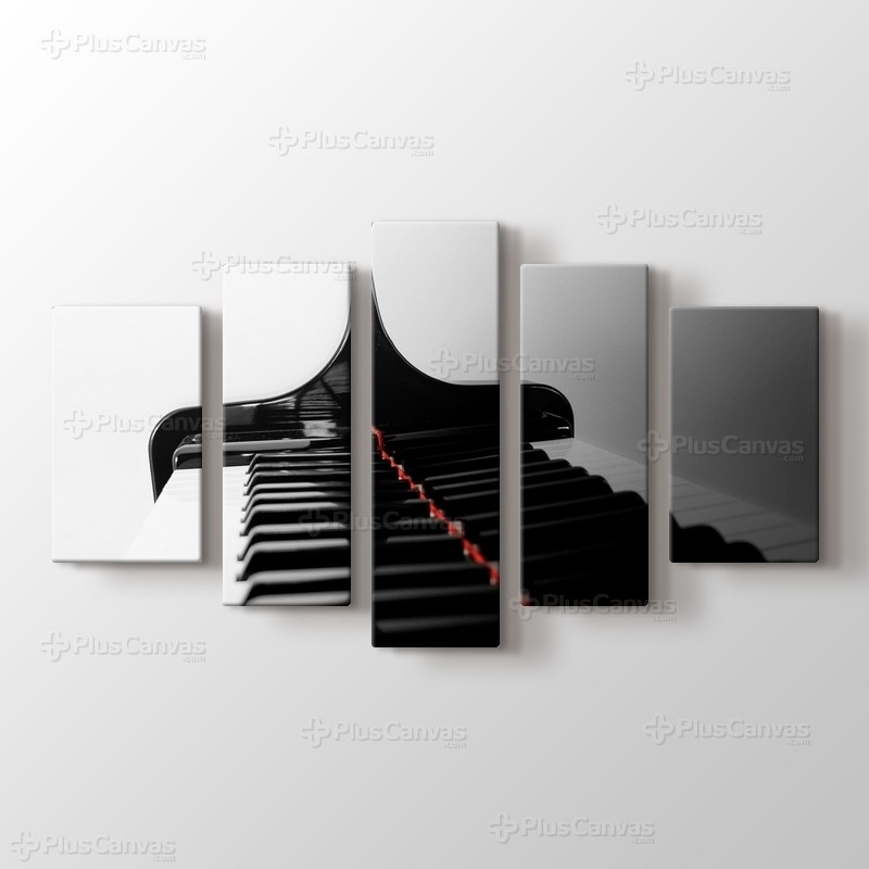 Yakın Çekim Piano görseli.