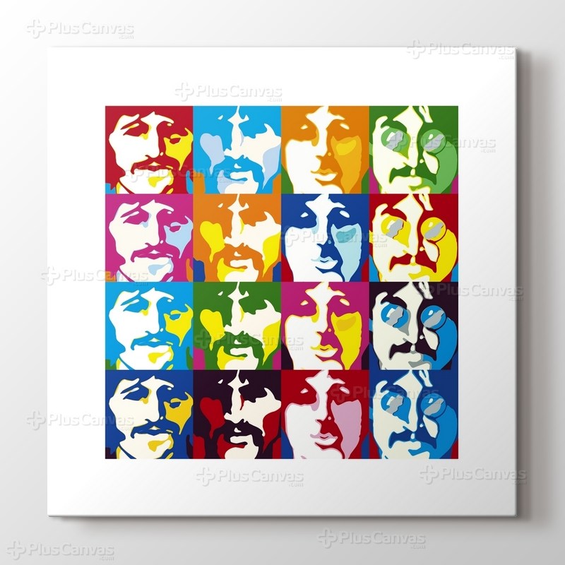 The Beatles PopArt görseli.