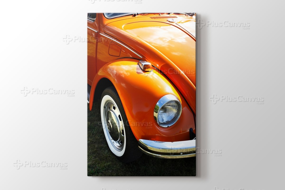 Volkswagen Beetle Kanvas Tablo Burada - PlusCanvas