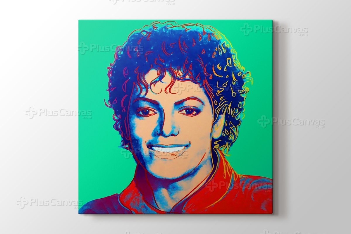 Michael Jackson Andy Warhol Kanvas Tablo Burada - PlusCanvas