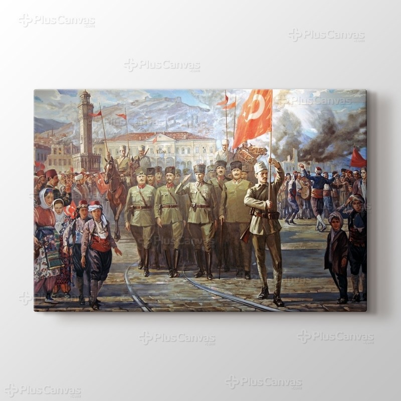 Türk Ordusunun İzmir'e Girişi görseli.