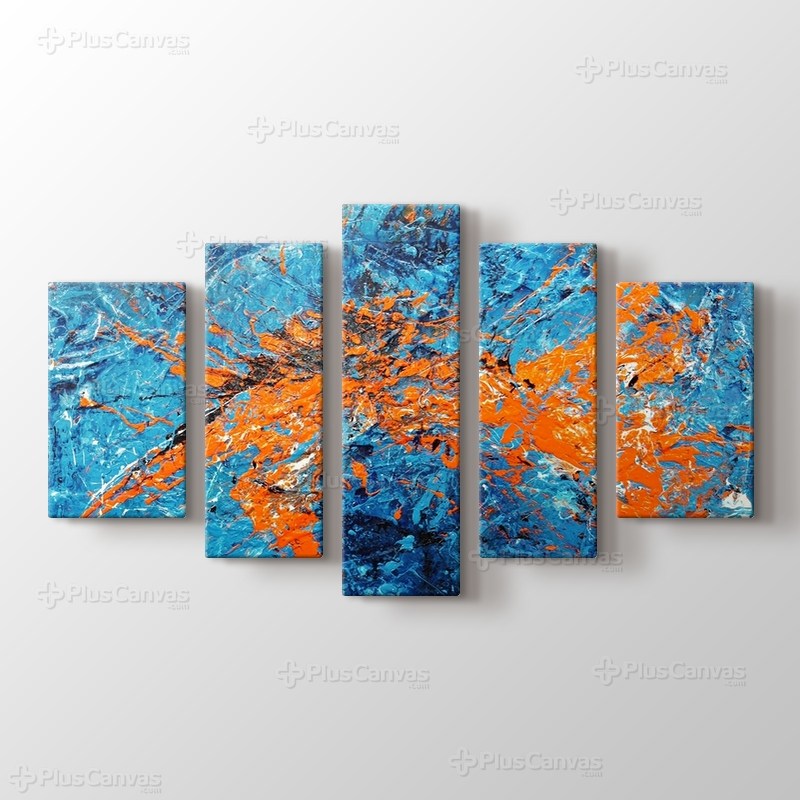 Orange Cyan Abstract görseli.