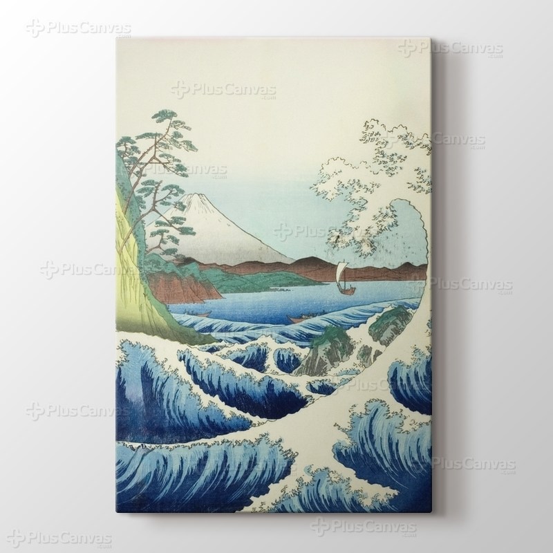 Suruga Satta kaijo - Utagawa Hiroshige görseli.