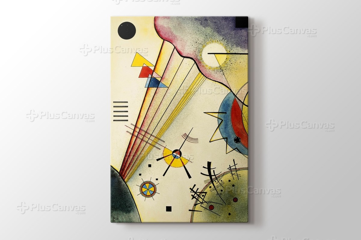 Clear Connection Wassily Kandinsky Kanvas Tablo Burada - PlusCanvas