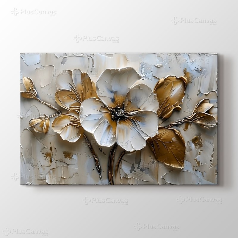 Kabartma Akrilik Çiçek görseli.