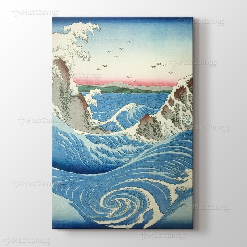 Awa, Naruto no fuha - Utagawa Hiroshige görseli.