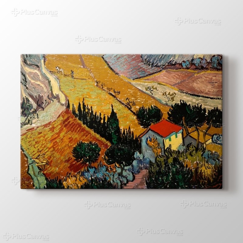 Landscape with House and Ploughman görseli.