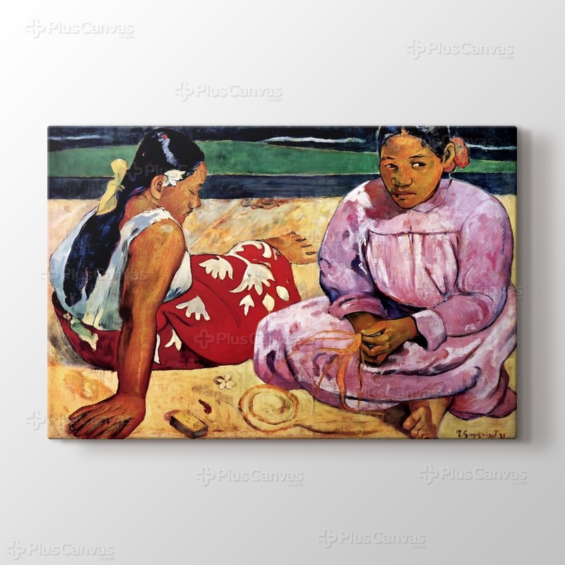 Tahitian Women on the Beach görseli.
