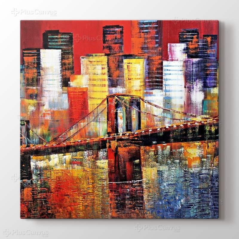 Brooklyn Bridge New York görseli.