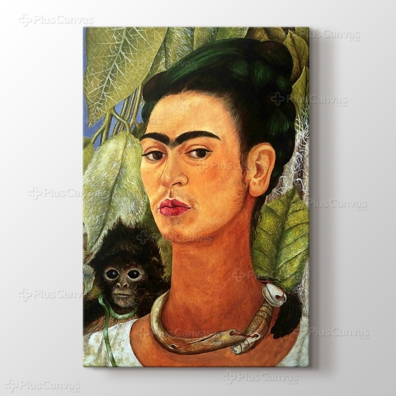 Self Portrait with Monkey 1938 görseli.