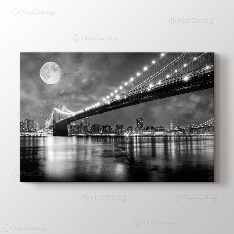 Brooklyn Bridge at Night görseli.