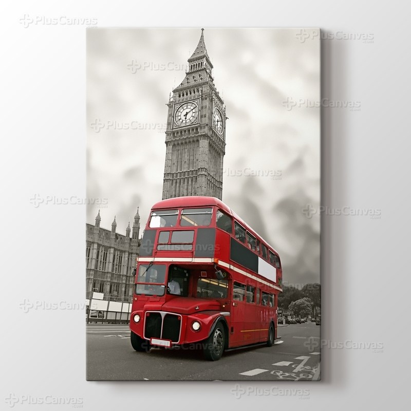 Red Bus and Big Ben görseli.