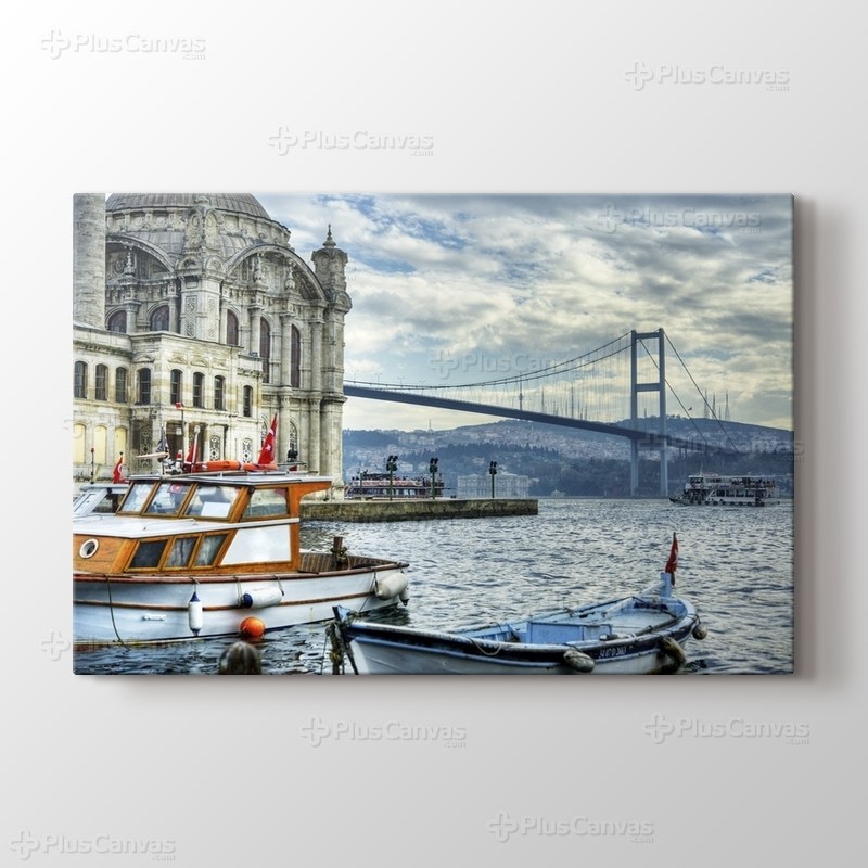 Ortaköy Cami ve Boğaziçi Köprüsü görseli.