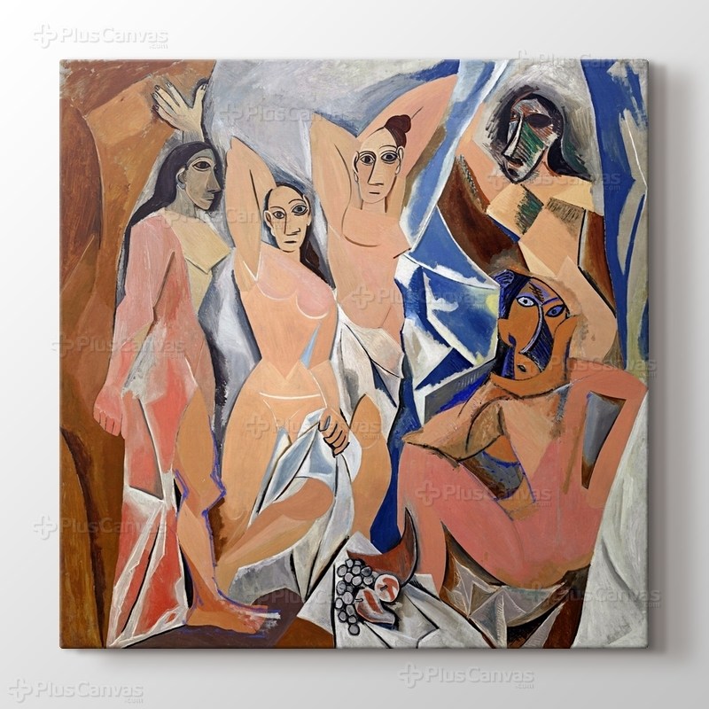 Les Demoiselles d'Avignon görseli.