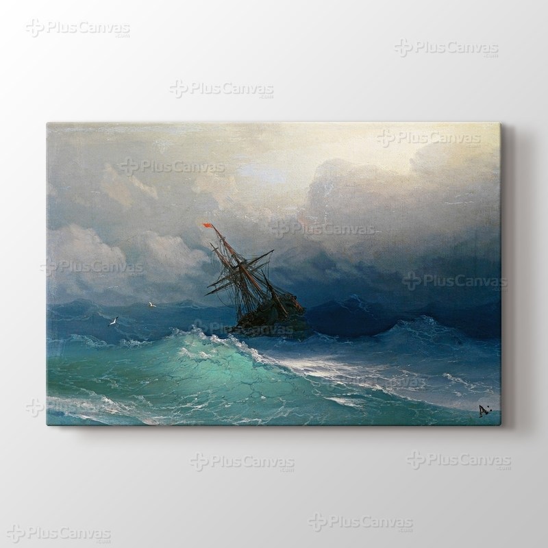 Ship on Stormy Seas görseli.