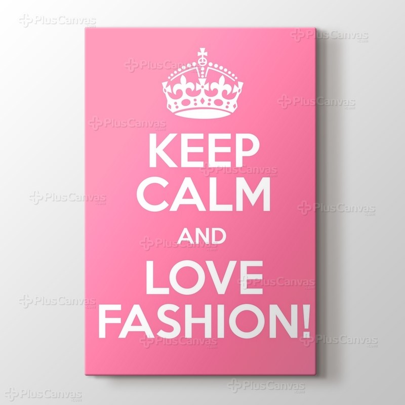 Keep Calm and Love Fashion görseli.