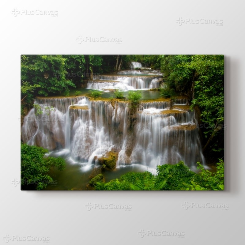 Huay Mae Khamin Waterfall Thailand görseli.